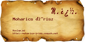 Moharics Írisz névjegykártya